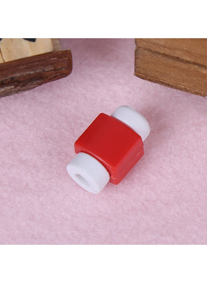 Generic - A Large Supply Of Candy-colored Mobile Phone Computer Data Cable Protector Universal Headset Charging Cable Apple-Color:Rose Red (bulk Without Packaging) (apple) - Image 1