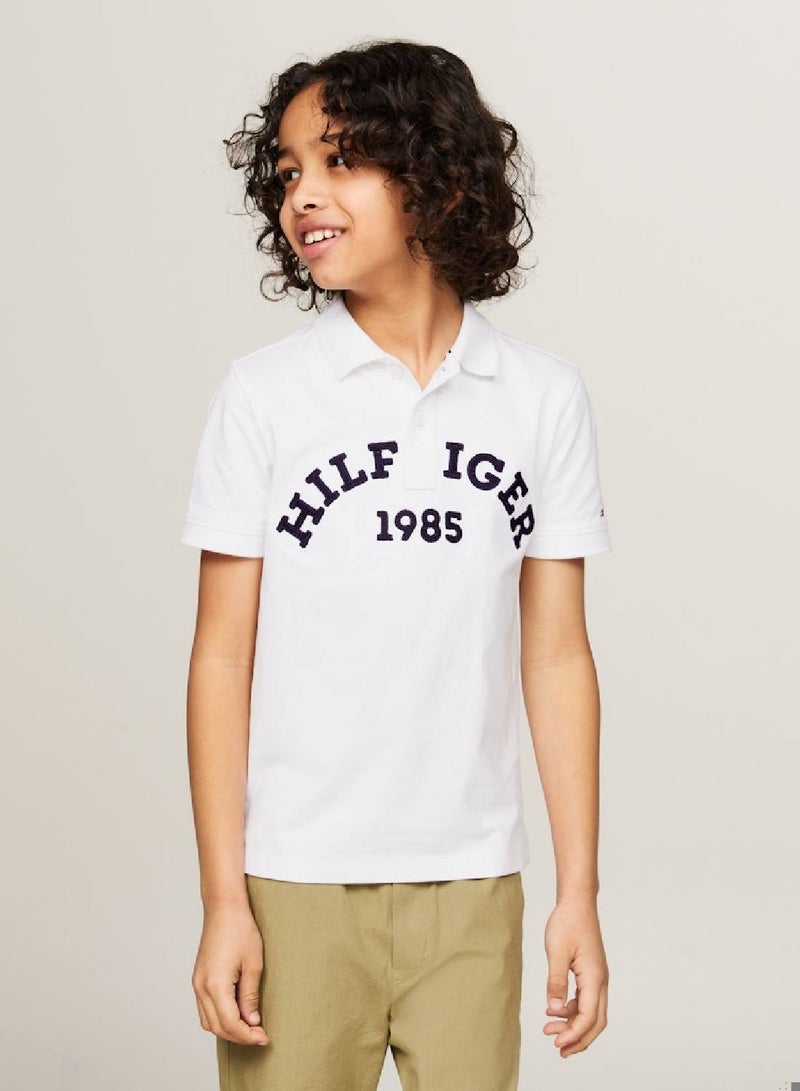 TOMMY HILFIGER Monotype 1985 Collection Arch Polo - Image 1