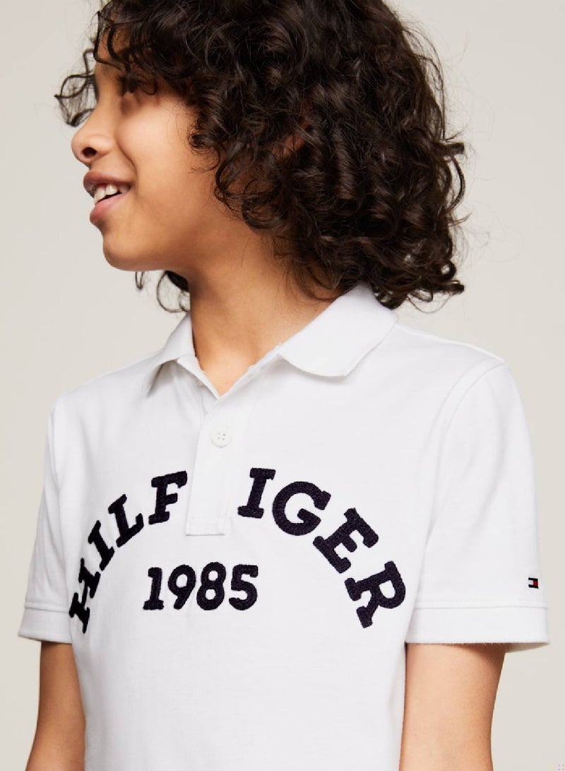 TOMMY HILFIGER Monotype 1985 Collection Arch Polo - Image 4