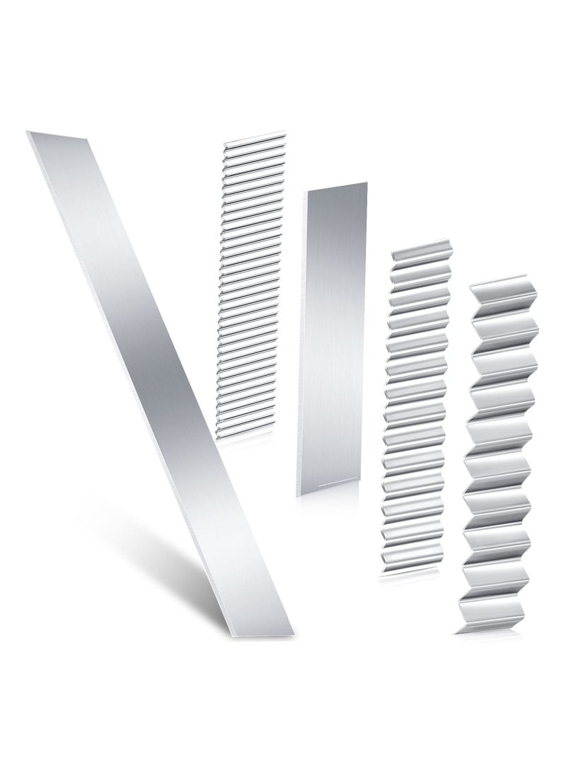 5pcs Polymer Clay Cutters for DIY Beginners Straight and Wave Shape Cutting Tools for Sculpting and Modelling - Image 1