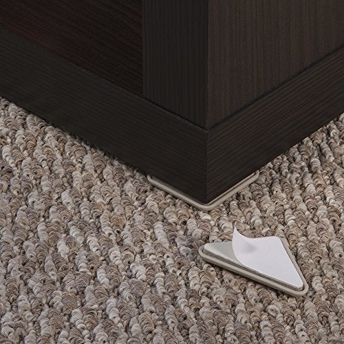 SUPER SLIDERS SuperSliders Self-Stick Furniture Sliders for Carpeted Surfaces (4 piece) - 2" Tan - Triangle SuperSliders - Image 4