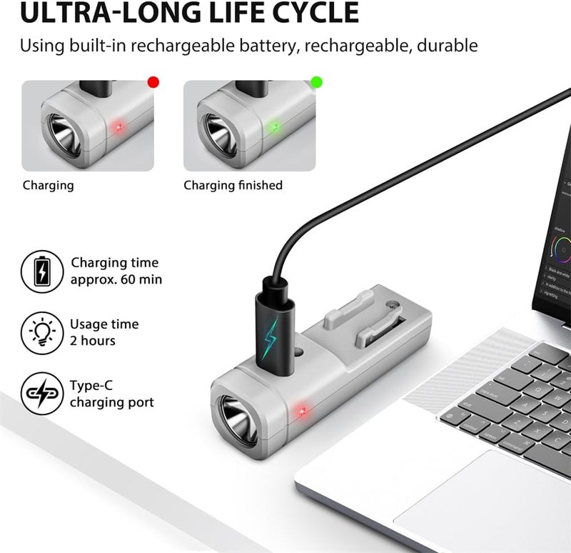 Night Navigation Lights for Mini 4 Pro LED Lighting, Searchlight Night Flight Light with Mount Bracket Holder for DJI Mini 4 Pro, Strobe Light with Anti-Collision Design - Image 2