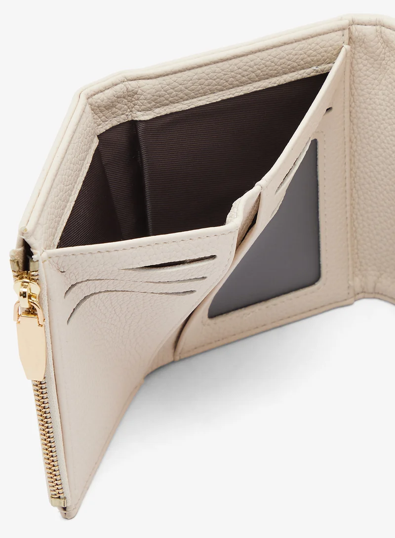 Ginger  Classic Flap Mini Wallet With Gold Accent for Women | Best Price UAE