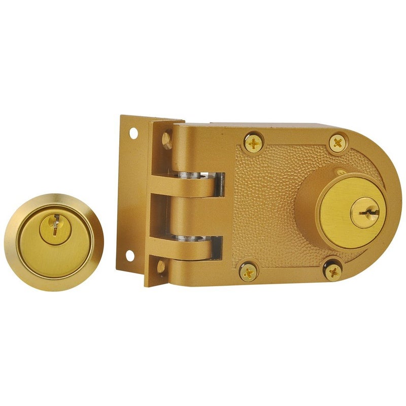 SUMBIN Jimmy Proof Deadbolt Lock with Keyed (Double Cylinder) - Image 3
