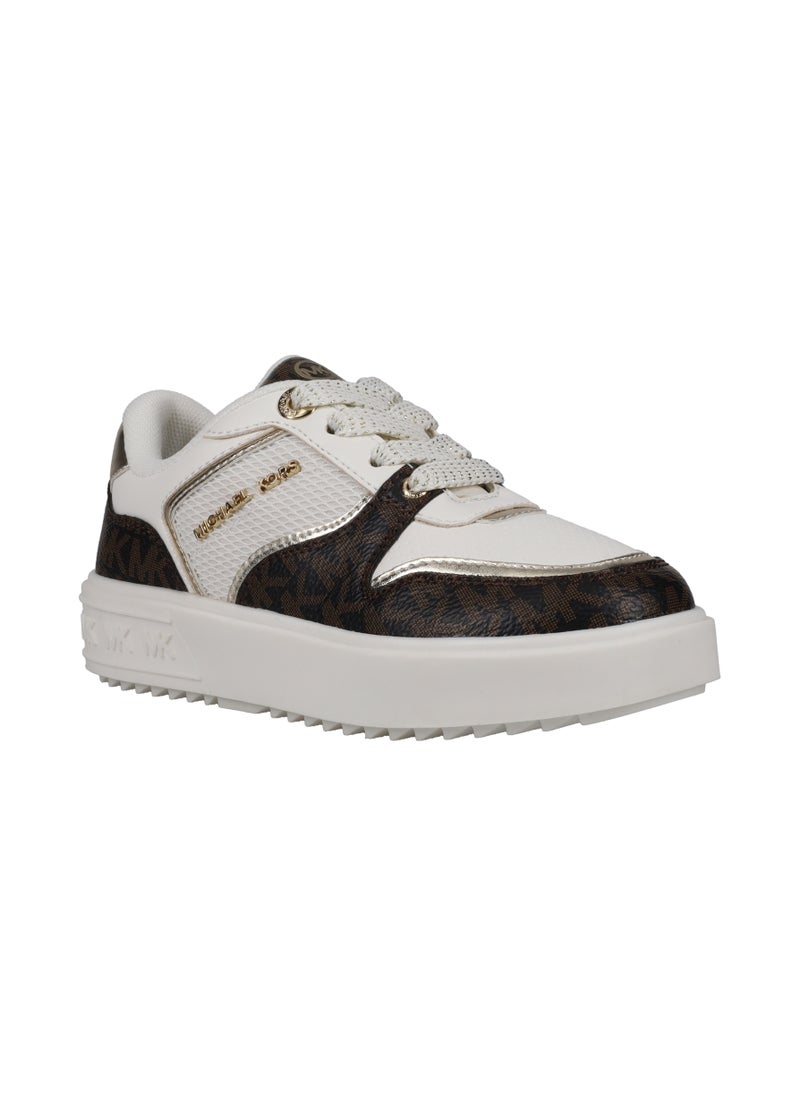 Michael Kors - Youth Emmet Rumi Lace Up Sneakers - Image 1