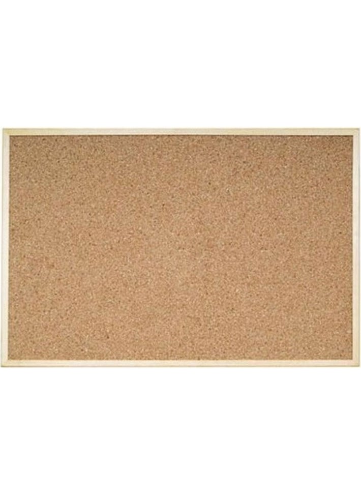 class Wooden Frame Cork Board 45X60 cm 