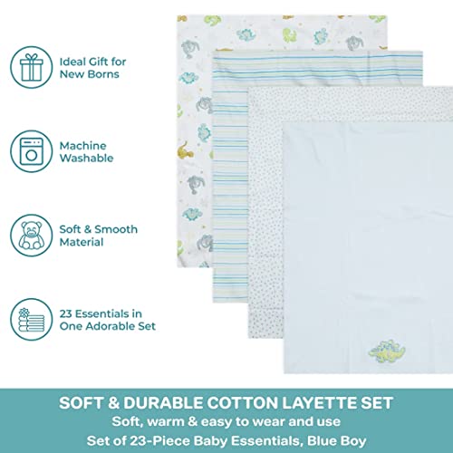 Spasilk 23-Piece Essential Layette Gift Set for Newborns, Clothes for Baby Boys and Girls, Baby Shower Gifts, 0-6 Months - Image 5
