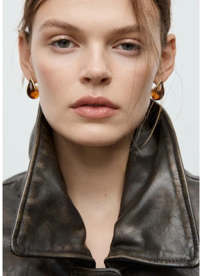 Mango  Resin Drop Earrings for Women | Best Price UAE