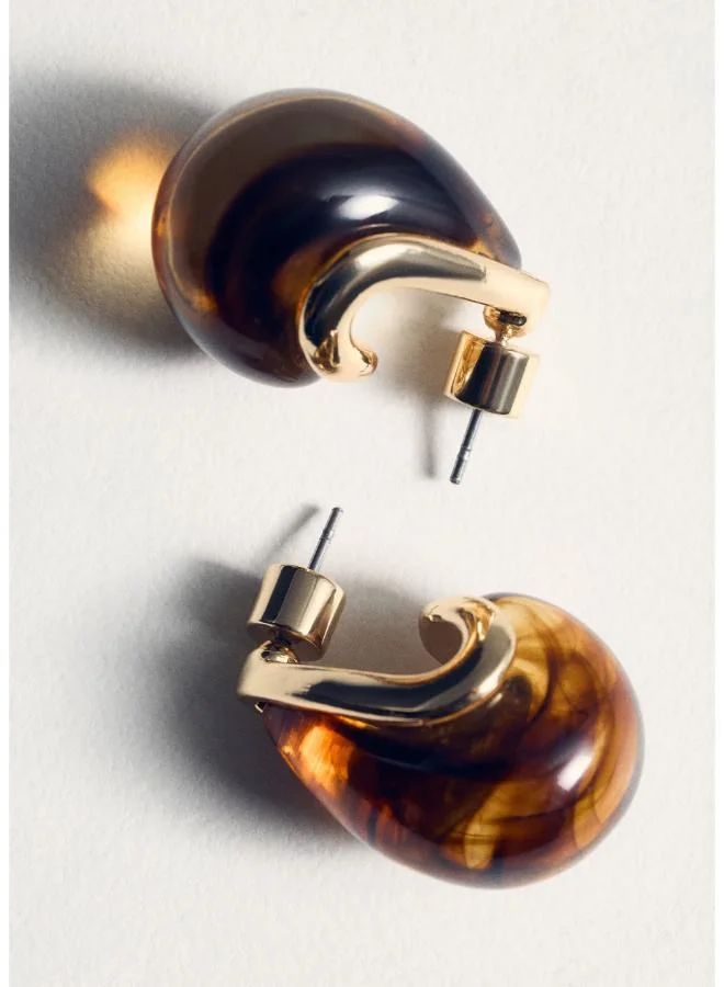 Mango  Resin Drop Earrings for Women | Best Price UAE