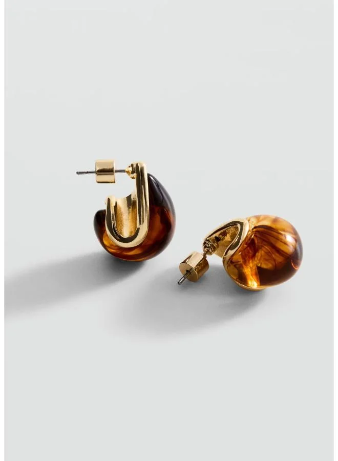Mango  Resin Drop Earrings for Women | Best Price UAE