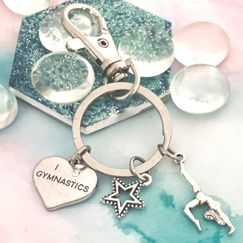 Infinity Collection Gymnastics Gift- Gymnastics Backpack Keychain, Love Gymnastics Jewelry - Gift For Gymnast, Gymnastics Accessories for Girls - Image 3