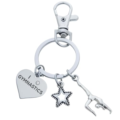Infinity Collection Gymnastics Gift- Gymnastics Backpack Keychain, Love Gymnastics Jewelry - Gift For Gymnast, Gymnastics Accessories for Girls - Image 1