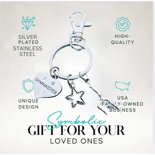 Infinity Collection Gymnastics Gift- Gymnastics Backpack Keychain, Love Gymnastics Jewelry - Gift For Gymnast, Gymnastics Accessories for Girls - Image 4