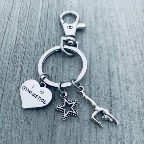 Infinity Collection Gymnastics Gift- Gymnastics Backpack Keychain, Love Gymnastics Jewelry - Gift For Gymnast, Gymnastics Accessories for Girls - Image 2