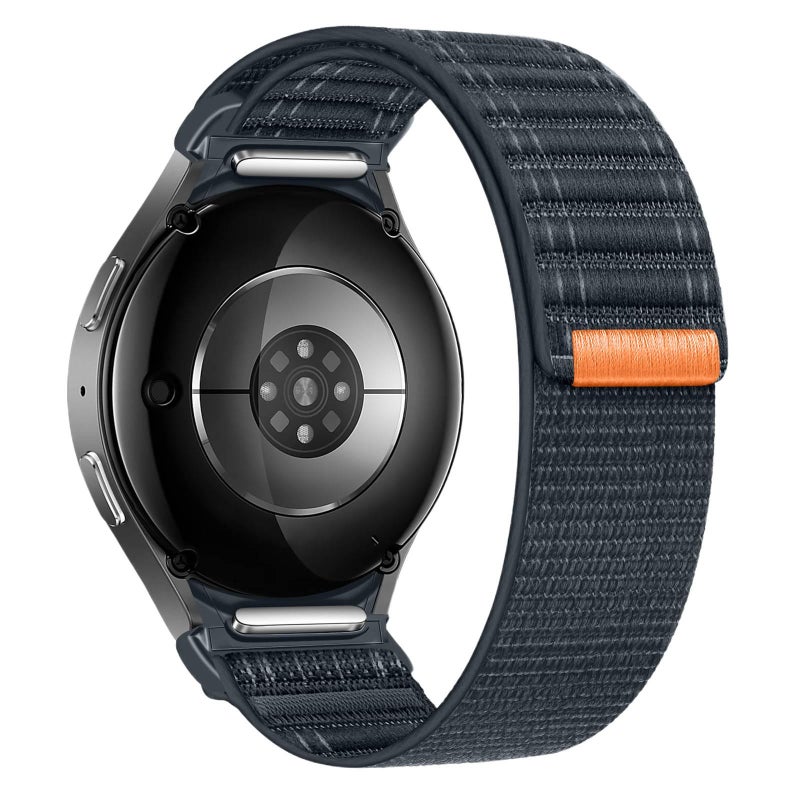 QX White Nylon Loop Strap Smartwatch Band Compatible with Samsung Galaxy Watch 7 with Adjustable Fit Replacement Strap for Daily Wear - Image 5