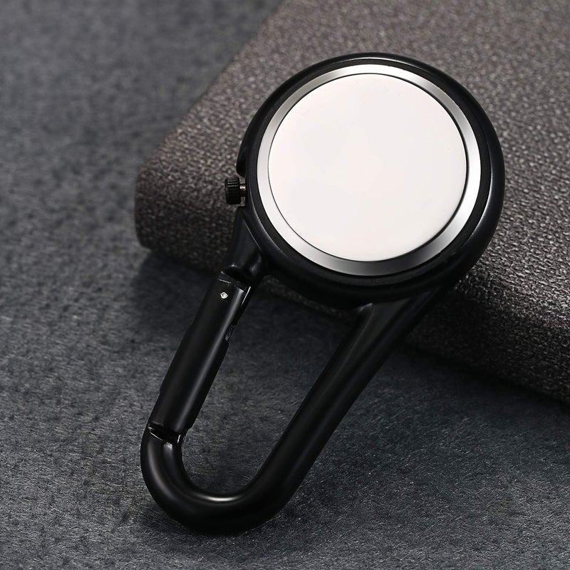 Lancardo Clip On Quartz Watch for Men and Women Glow in The Dark Backpack Buckle Belt Fob Watch for Doctors Nurses Chefs Hiking or Climbing - Image 3