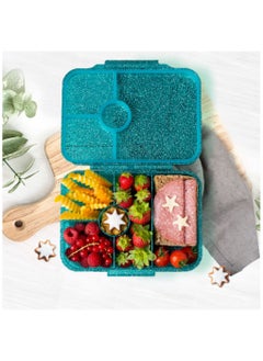 ESSEN Tritan Bento Lunch Box for Kids Girls - Teal Glitter Ballerina  - Image 5