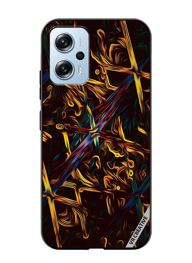 VR CREATIVE Protective Case Cover For Xiaomi Poco X4 GT Abstract Design Multicolour - Image 1