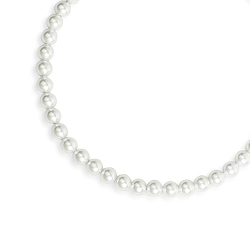 ZAVYA 925 Sterling Silver Freshwater Pearl Modest Rhodium Plating Link Bracelet | Gift for Women and Girls | 1 Year Plating Warranty - Image 4