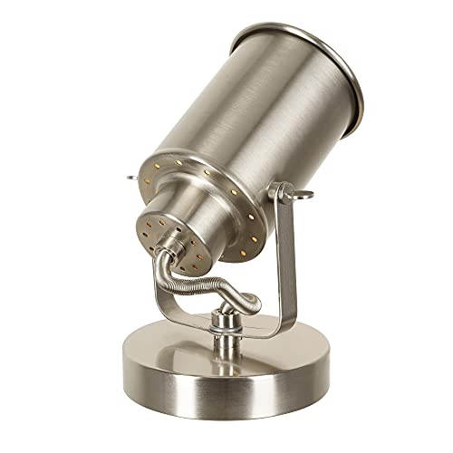 Catalina Lighting Modern Multipurpose Spotlight Desk or Wall Mount Accent Lamp, 6", Brushed Nickel, Pack of 1 - Image 2