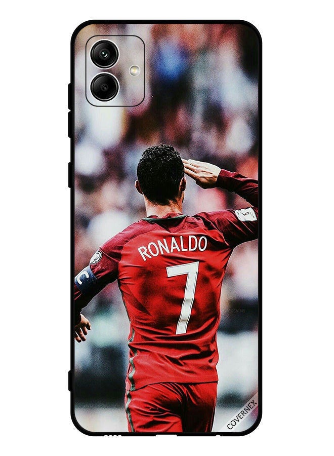 Covernex Protective Case Cover For Samsung Galaxy A04 4G Ronaldo Salute To Crowd - Image 1