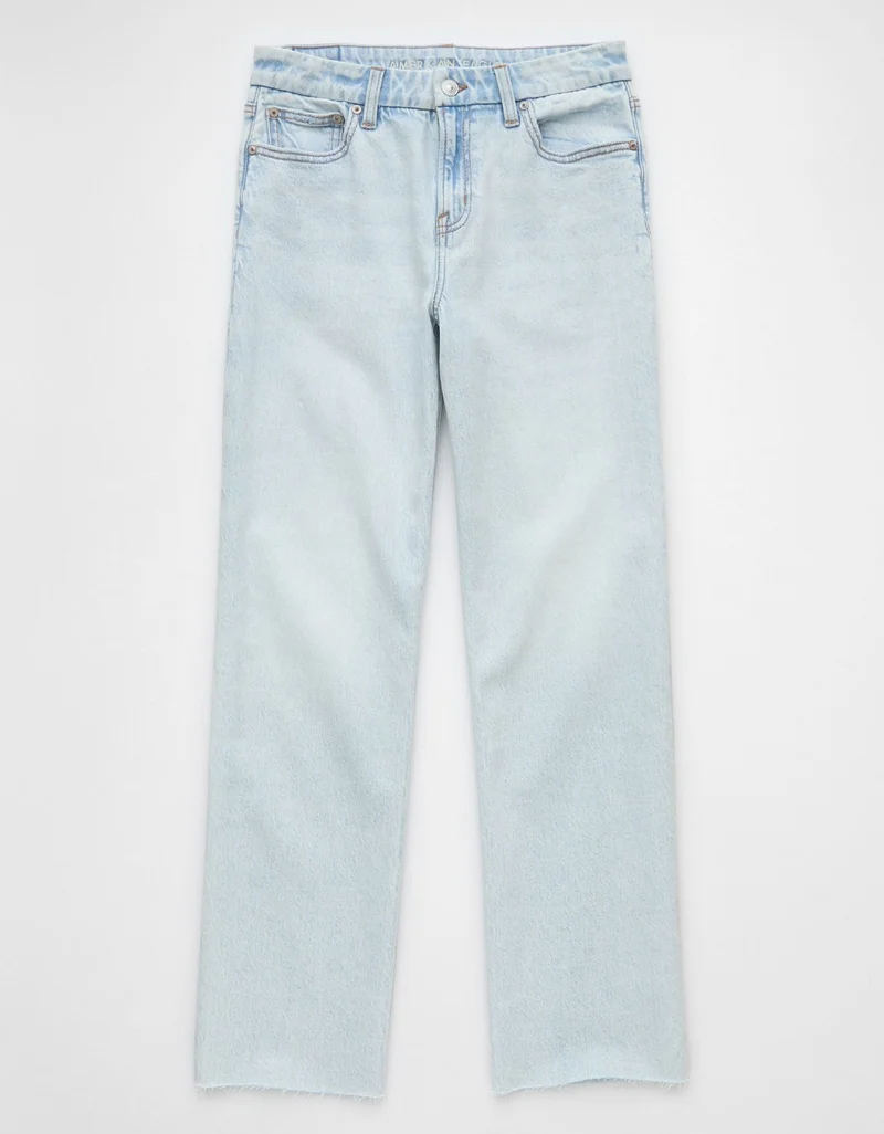 امريكان ايجل جينز بخصر عالي بقصّة ستوف بايب كيرفي من نسيج مرن