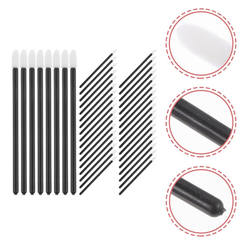 OSALADI 50pcs Disposable Lipstick Lip Gloss Applicator Wands Portable Makeup Brushes for Travel Professional Use Soft Skin-friendly Material Convenient Makeup Accessory - Image 5
