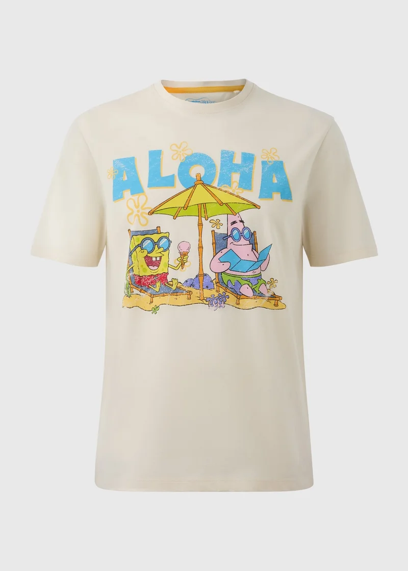 Matalan SpongeBob SquarePants Ecru Co Ord T-Shirt