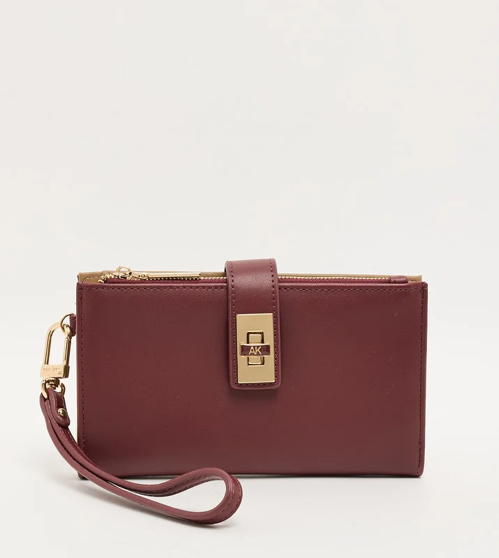 ان كلاين Akg5092 Maroon Women's Wristlet