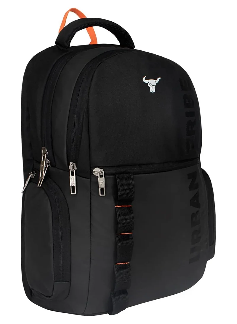 إربان ترايب Urban Tribe Atlas 24L Laptop Backpack for men and women | Fits upto 15.6 inch Laptop | 3 compartments | Office, Business, Casual Use, Black, S, Casual