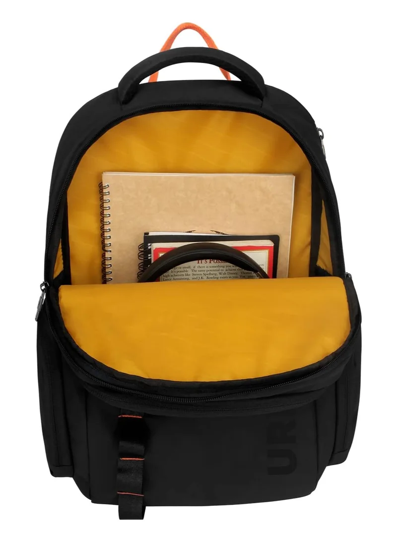 إربان ترايب Urban Tribe Atlas 24L Laptop Backpack for men and women | Fits upto 15.6 inch Laptop | 3 compartments | Office, Business, Casual Use, Black, S, Casual