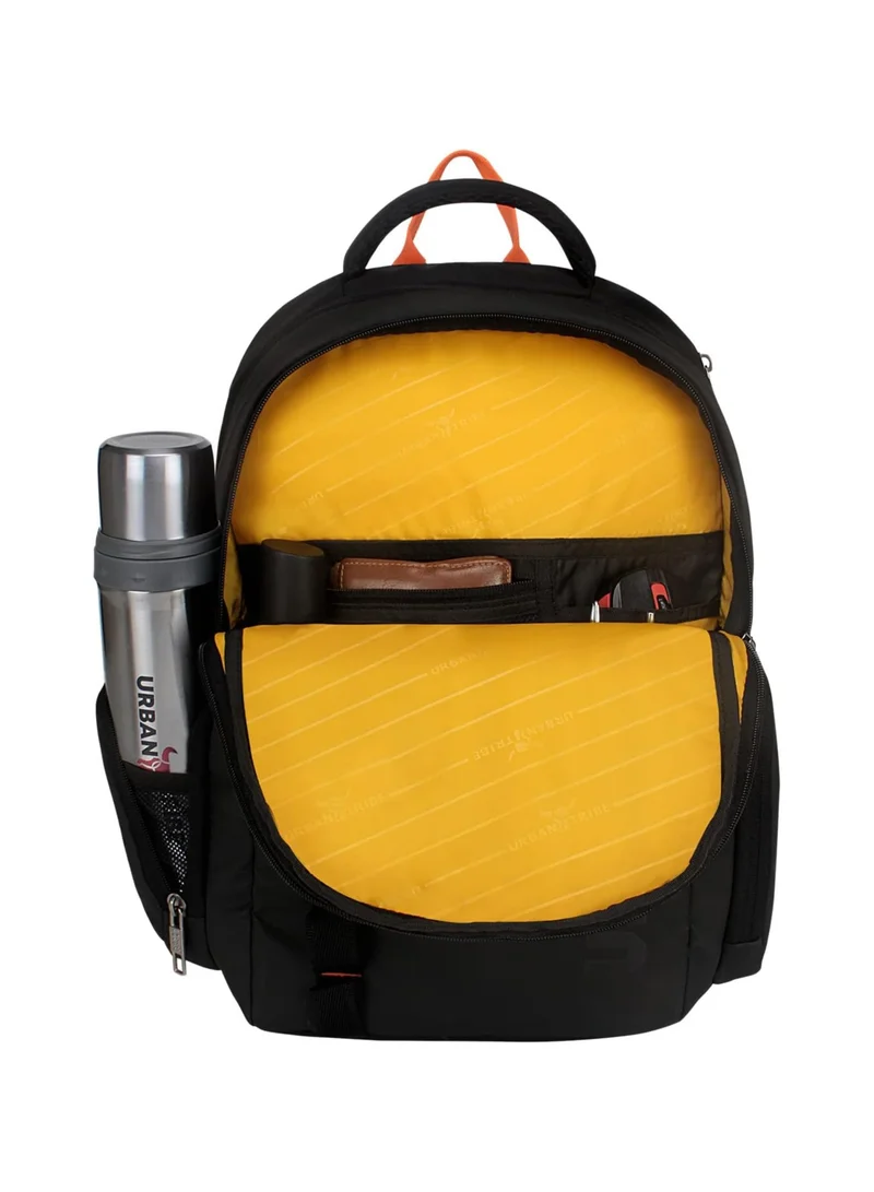 إربان ترايب Urban Tribe Atlas 24L Laptop Backpack for men and women | Fits upto 15.6 inch Laptop | 3 compartments | Office, Business, Casual Use, Black, S, Casual