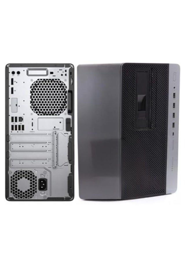 كمبيوتر مكتبي Micro Tower بمعالج Intel Core i7-8700 بسرعة تصل إلى 4.60GHz، ذاكرة 16GB DDR4، قرص 256GB NVMe SSD و1TB HDD، منفذ Type-C، منفذا DisplayPort، لوحة مفاتيح وماوس، Windows 10 Pro