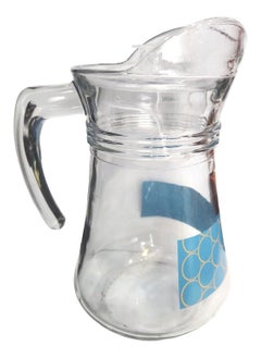Reko Glass Juice Set 1300 ml Jug & Glass 240 ml Glasses| Unbreakable Water Jug with Lid for Juices | Food Grade, BPA-Free  - Image 4
