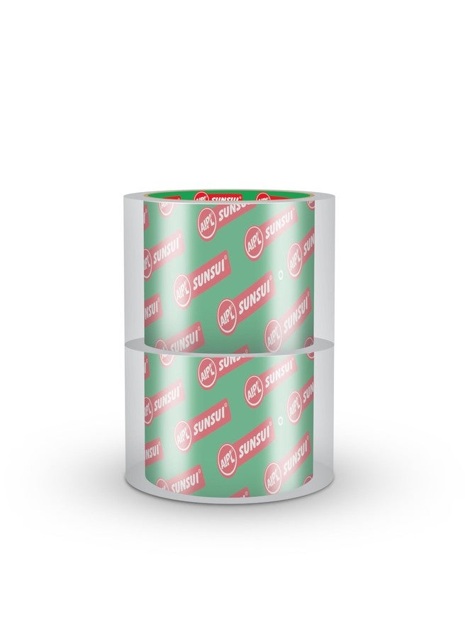 AIPL Heavy Duty Industrial Grade Crystal Clear Packing Tape Packaging Tape Refill Rolls 2 Rolls 48MMX60MTR for Sealing Moving Shipping Office&Storage - Image 1