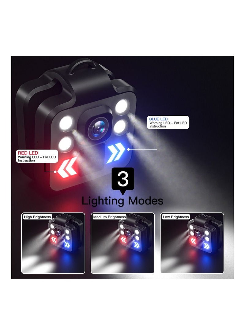 AROAQ Mini Body Camera Portable Wearable Camera with Adjustable LED and Night Vision 1080P HD Video Record Waterproof - Image 4