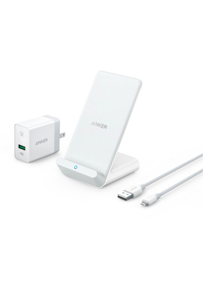أنكر Anker Power Port Wireless Stand 7.5W B2522K25 - WHITE - Image 1