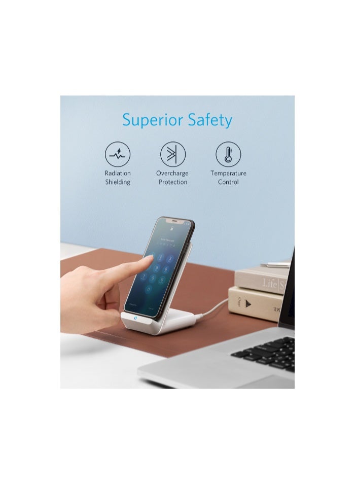 أنكر Anker Power Port Wireless Stand 7.5W B2522K25 - WHITE - Image 5