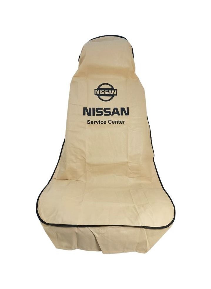 Nissan NISSAN Car Seat Dust Dirt Protection Cover, Extra Protection For Your Seat 2 Pcs Set, Car Seat Cover, Beige  - Image 3