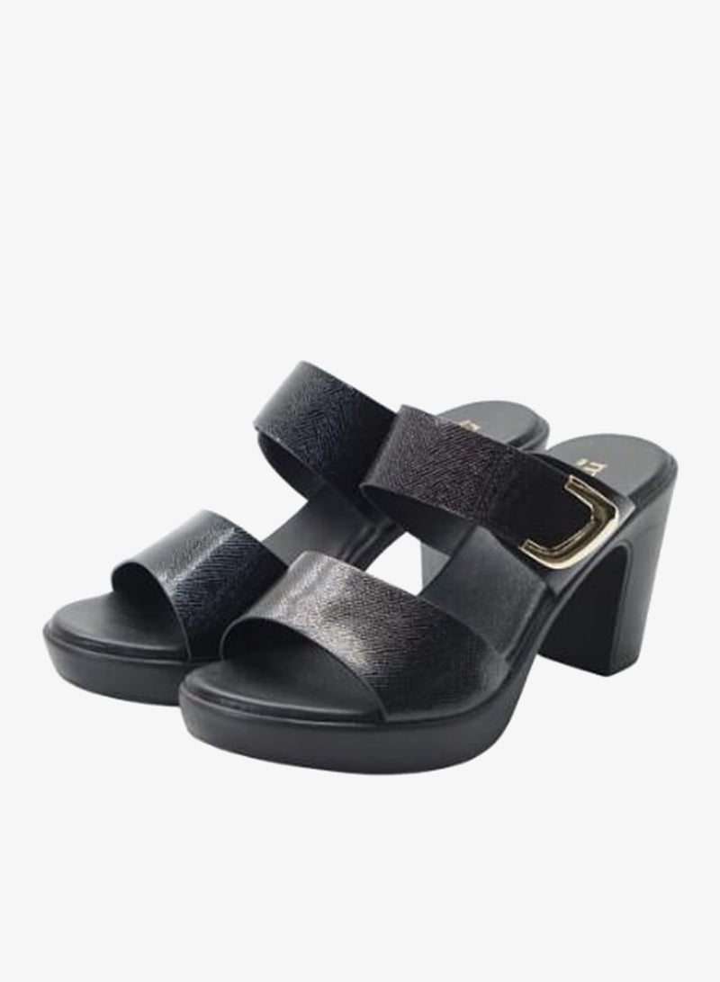 ميشيل مورجان 092-3083 Michelle Morgan Ladies High Heel Sandals 514RJ157 Black - Image 1