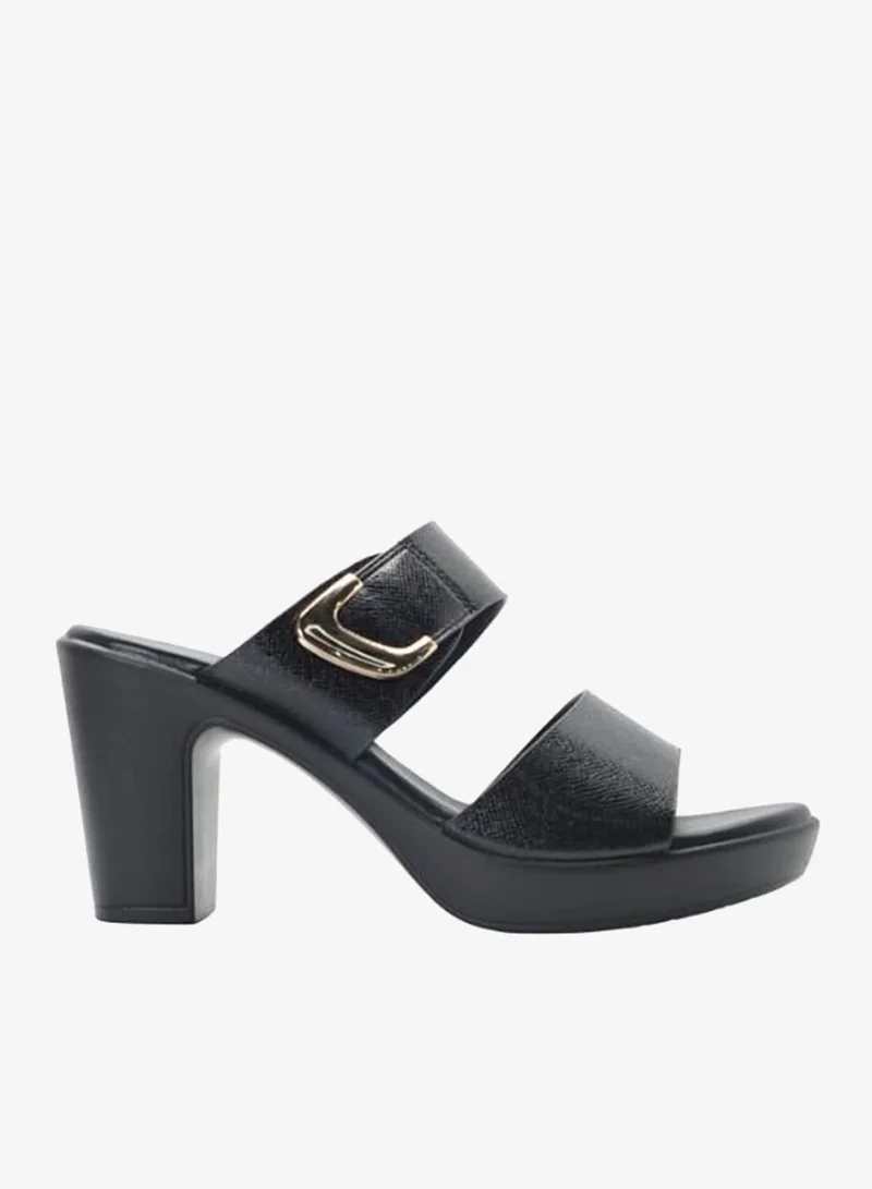Michelle Morgan Black 092-3083 Michelle Morgan Ladies High Heel Sandals 514RJ157 Black for Women | Best Price UAE