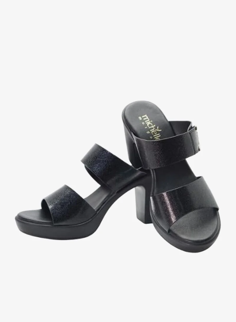 Michelle Morgan 092-3083 Michelle Morgan Ladies High Heel Sandals 514RJ157 Black