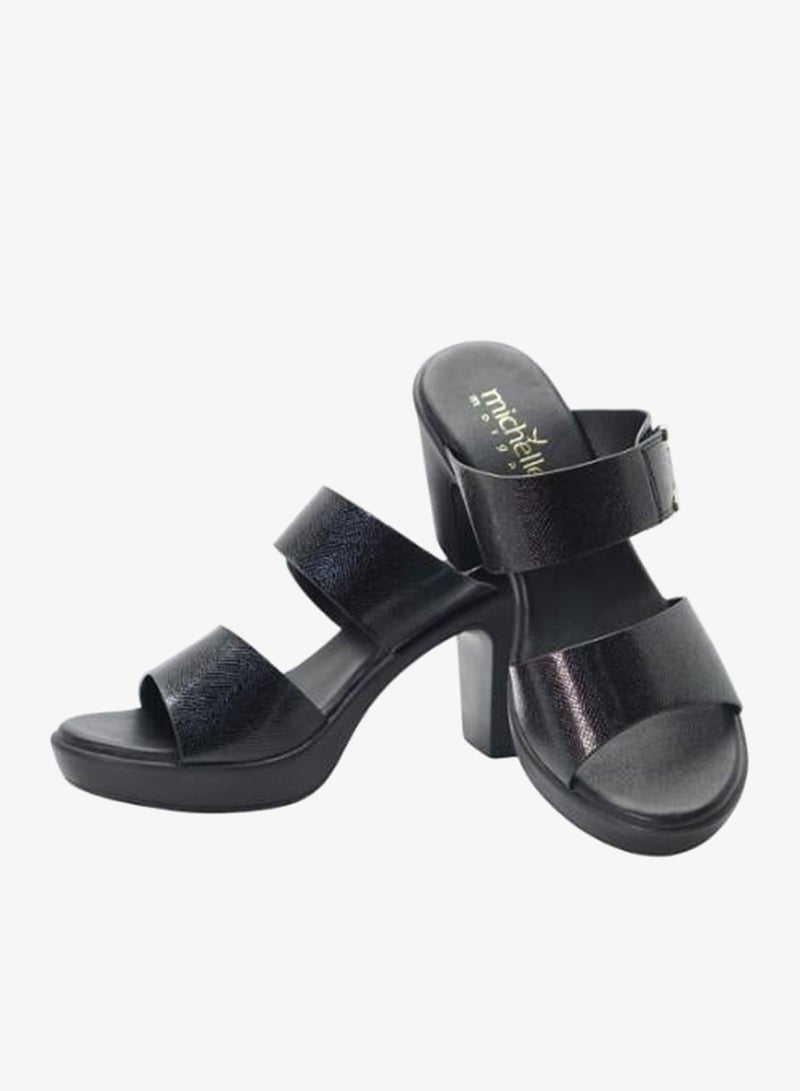 ميشيل مورجان 092-3083 Michelle Morgan Ladies High Heel Sandals 514RJ157 Black - Image 2