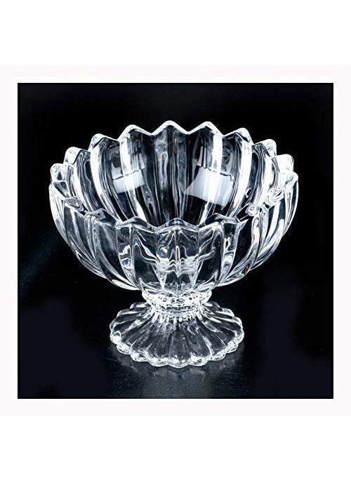 AP SALES AP SALES Ice Cream Bowls Salad Dessert Serving Bowls Tableware Set 120 ml Crystal Clear 6 pcs  - Image 3