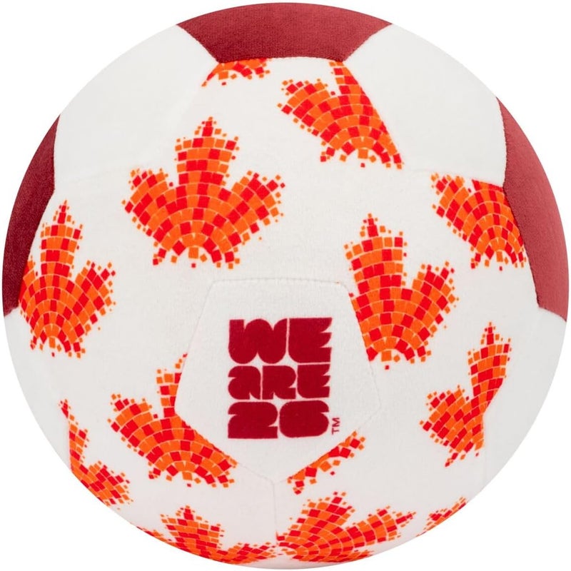 Squishmallows FIFA® Canada 9-Inch Plush Soccer Ball - Soft, Collectible World Cup Plush Toy - National Maple Leaf Design - Ages 3+ - Image 3