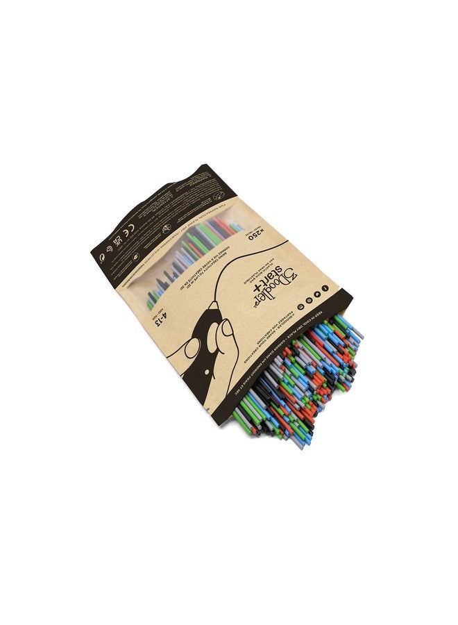 3Doodler Start 3D Printing Filament Refill Bag (x250 Strands, Over 1250 ft. of Extruded Plastic) - Primary Pow - Image 4