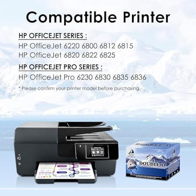 934 AND 935 INK CARTRIDGES COMPATIBLE REPLACEMENT FOR HP 934XL 935XL HIGH YIELD FOR HP OFFICEJET PRO 6830 6230 6835 6812 6815 6820 6220 6800 (1 BLACK,1 CYAN,1 MAGENTA,1 YELLOW) - Image 2