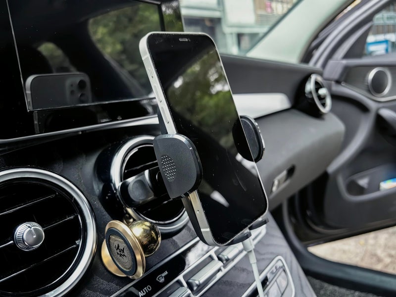 szyuchen Car Cell Phone Holder Mount for Mercedes Benz GLC GLC300 C C300 E E350 A B CLA 250 300 GLA GLA250 GLB GLB250 GLK 350 450 EQB EQS CLS G AMG Class A220 E300 Sprinter 2016-2024 Vent Accessories - Image 2