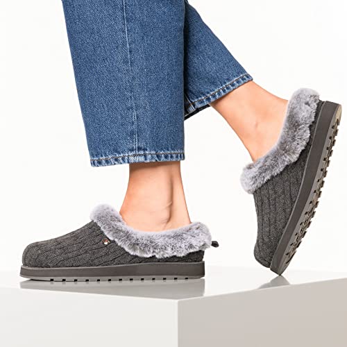 Skechers BOBS Women's Keepsakes - Ice Angel Slipper, Charcoal, 10 M US - Image 2