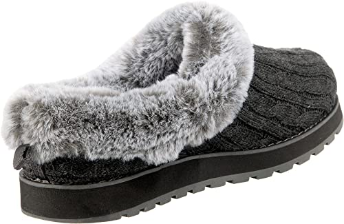 Skechers BOBS Women's Keepsakes - Ice Angel Slipper, Charcoal, 10 M US - Image 4